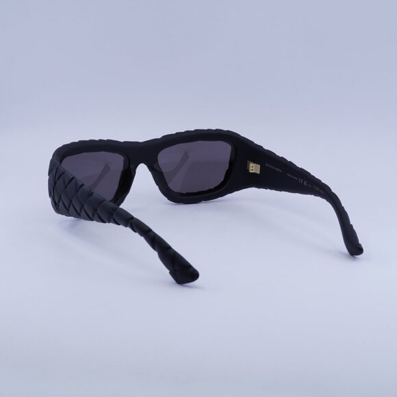 ?️ New Bottega Veneta BV1303S 001 Sunglasses - Black Frame, Grey Lenses main image 5